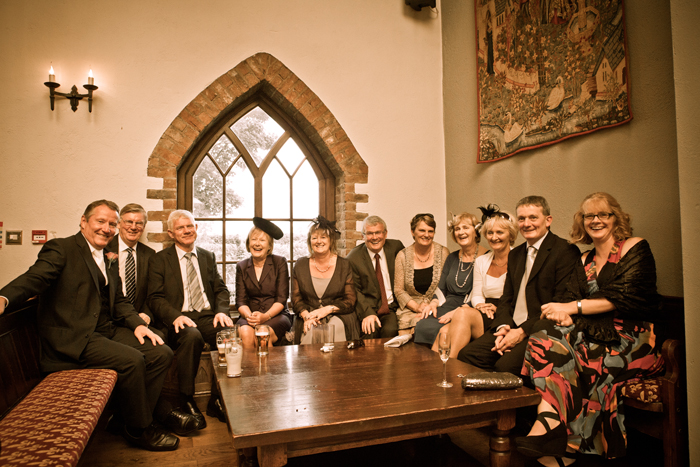 castle weding ireland wedding guests barberstown castle ireland